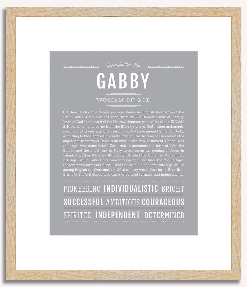 Gabby | Name Art Print