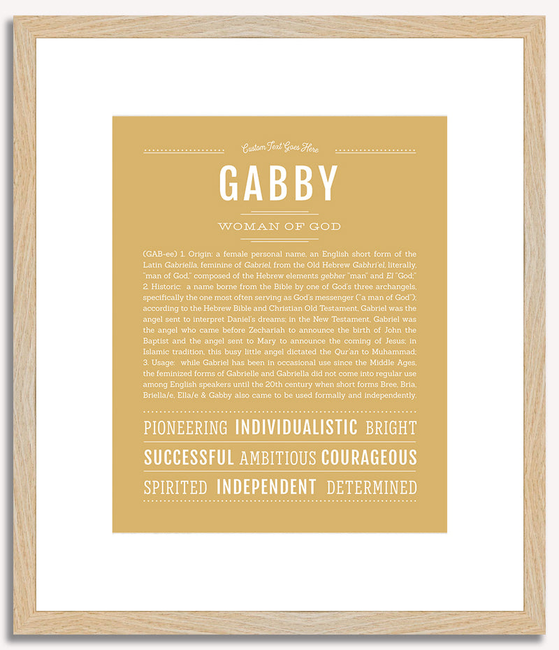 Gabby | Name Art Print