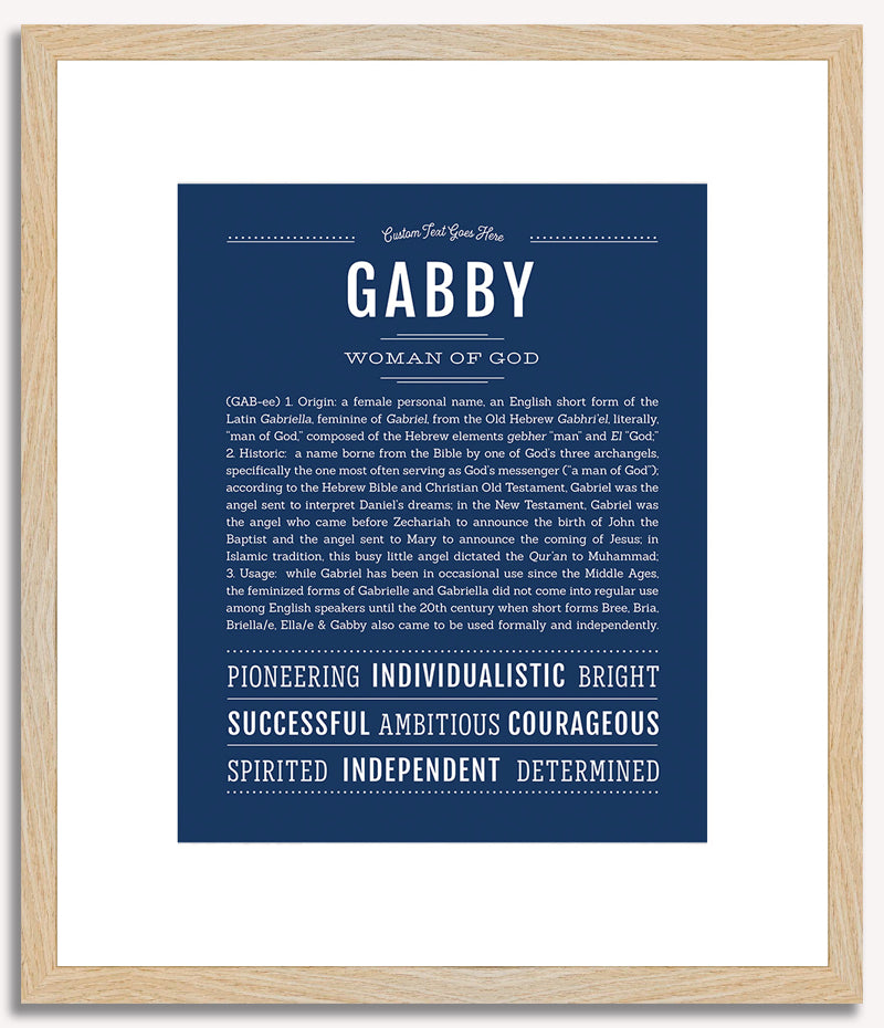 Gabby | Name Art Print