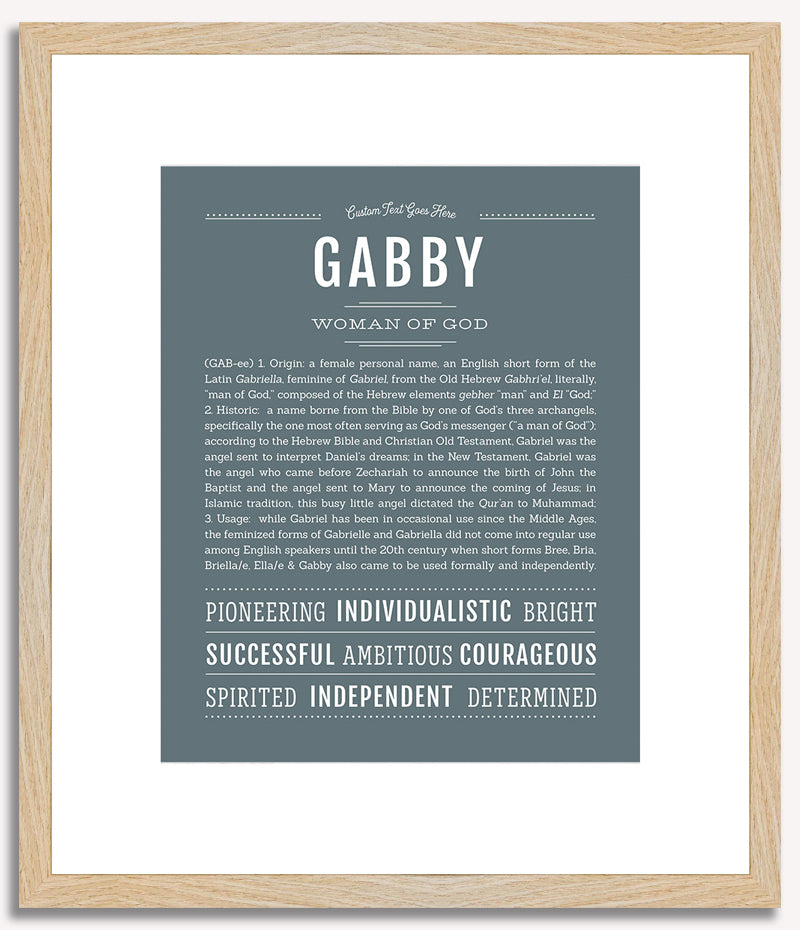 Gabby | Name Art Print