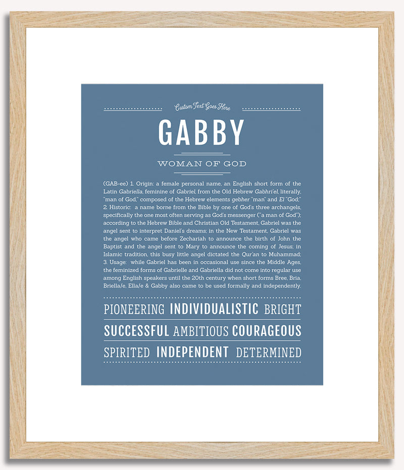 Gabby | Name Art Print