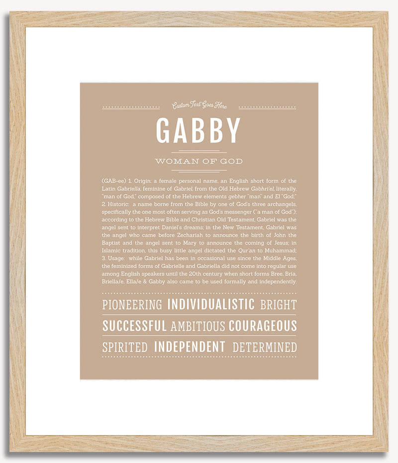 Gabby | Name Art Print