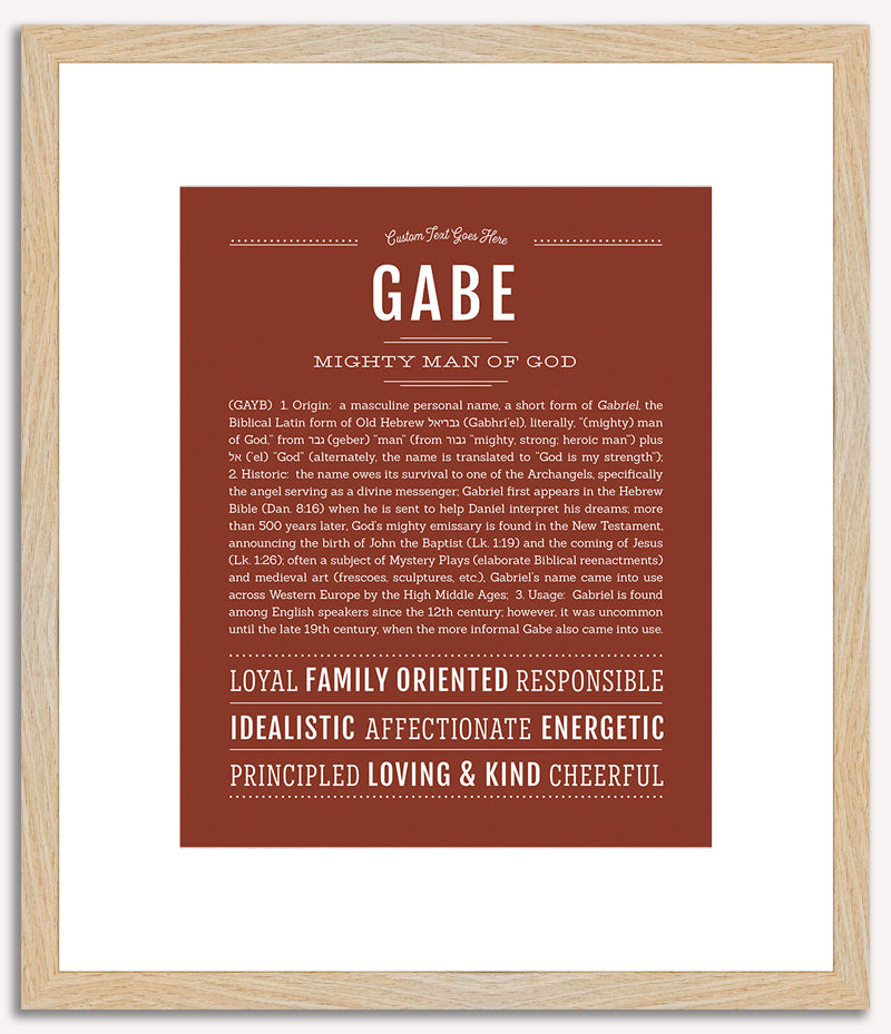 Gabe | Name Art Print