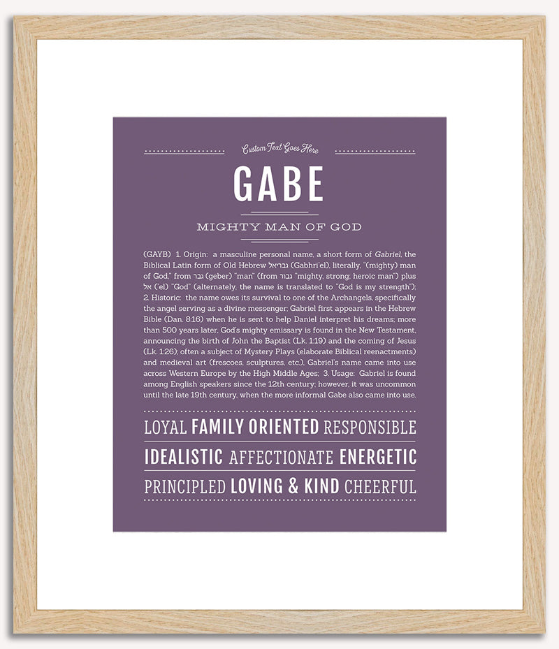 Gabe | Name Art Print