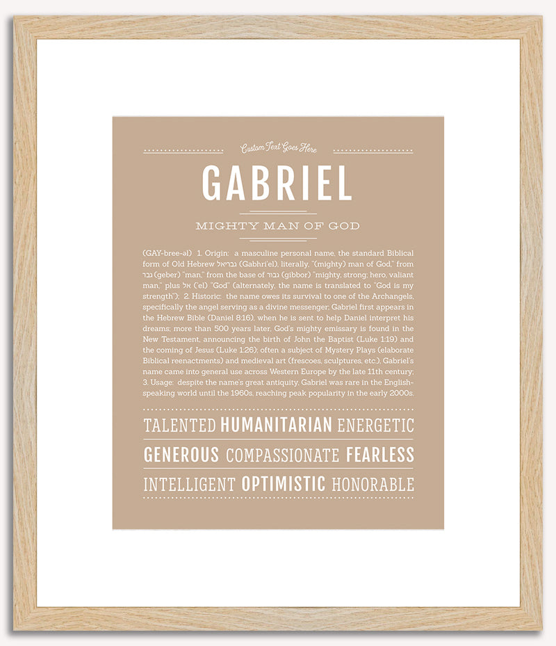 Gabriel | Name Art Print