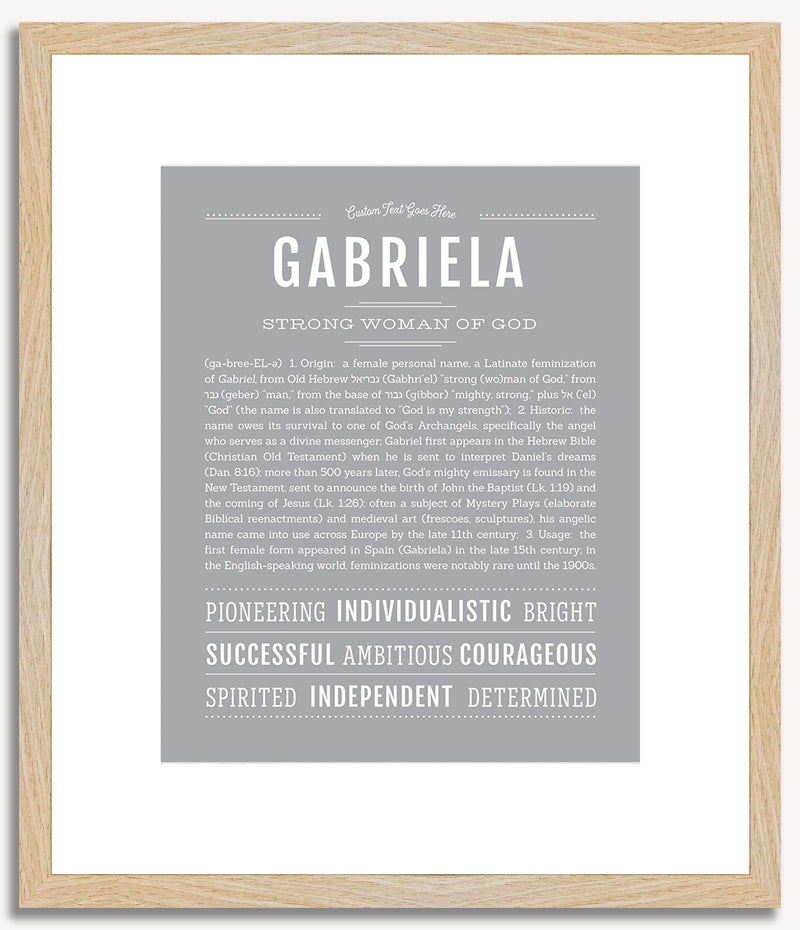 Gabriela | Name Art Print