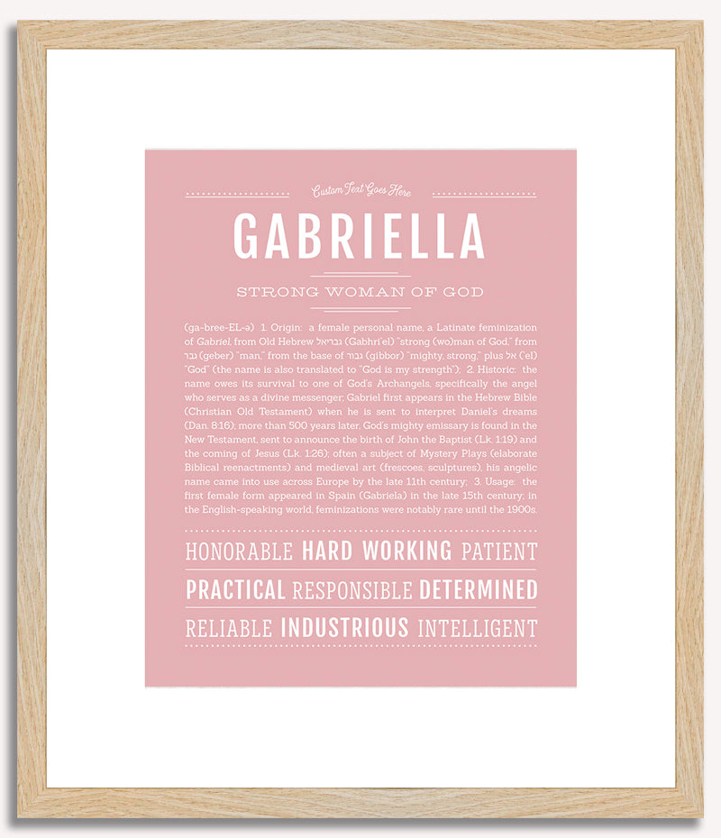 Gabriella | Name Art Print