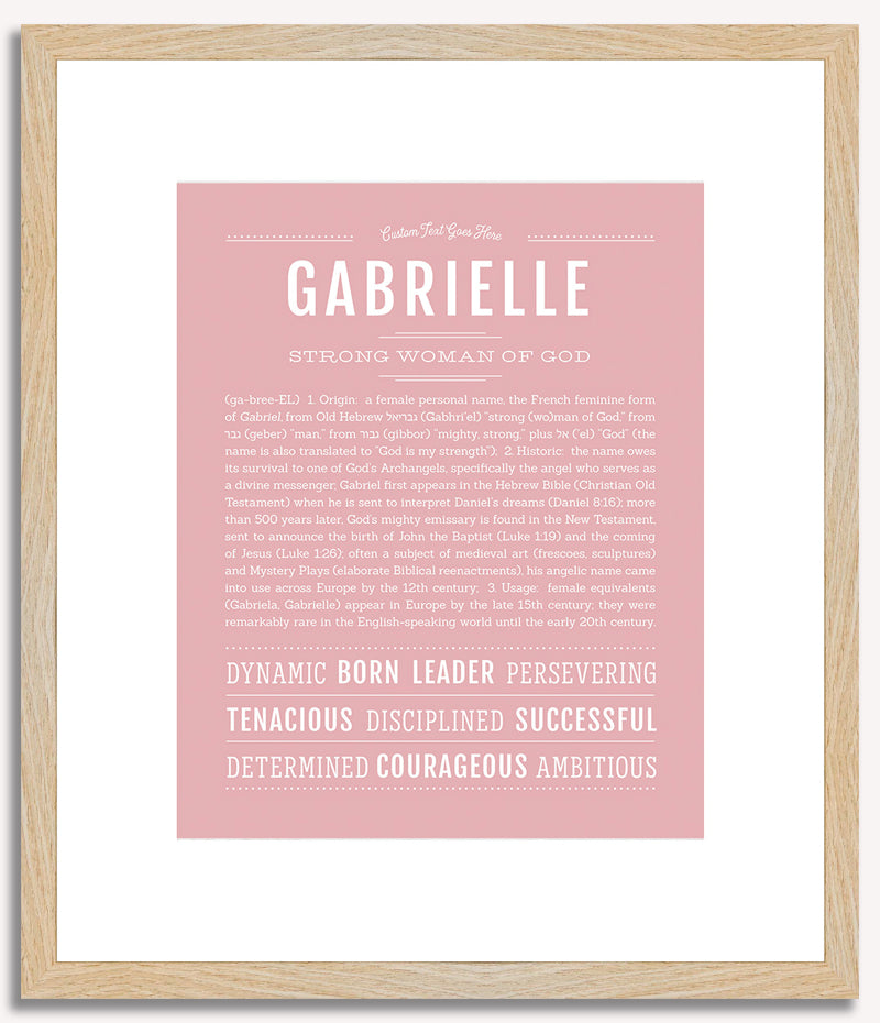 Gabrielle | Name Art Print