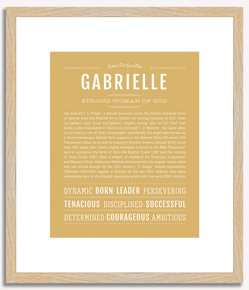 Gabrielle | Name Art Print