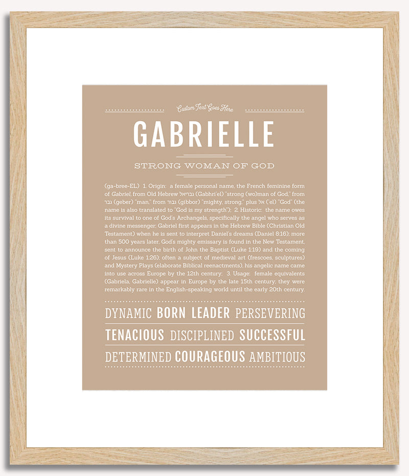 Gabrielle | Name Art Print