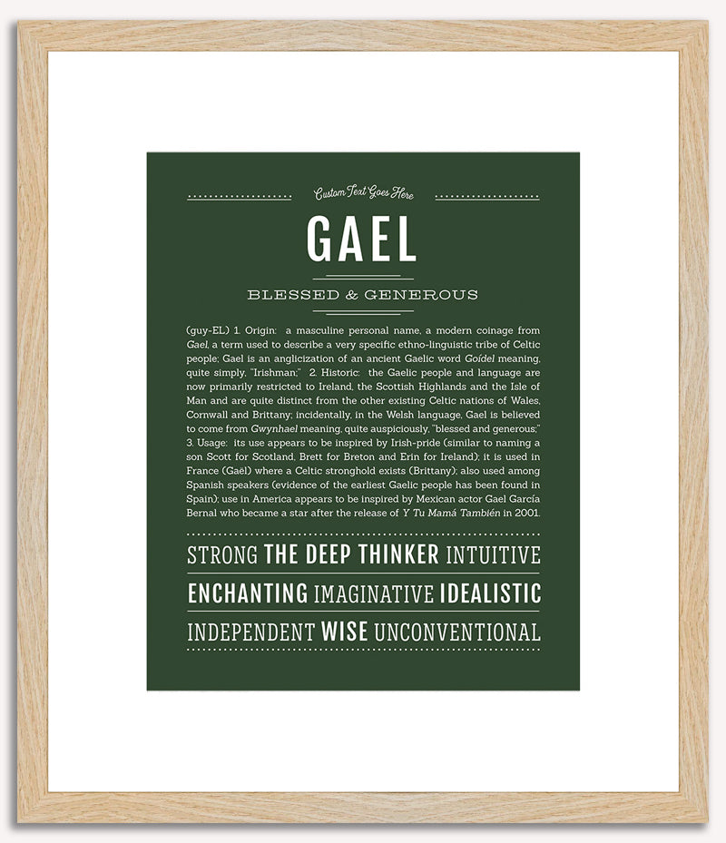 Gael | Name Art Print