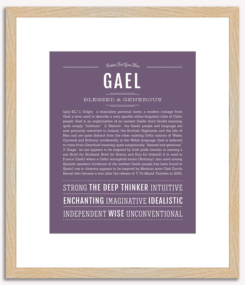 Gael | Name Art Print