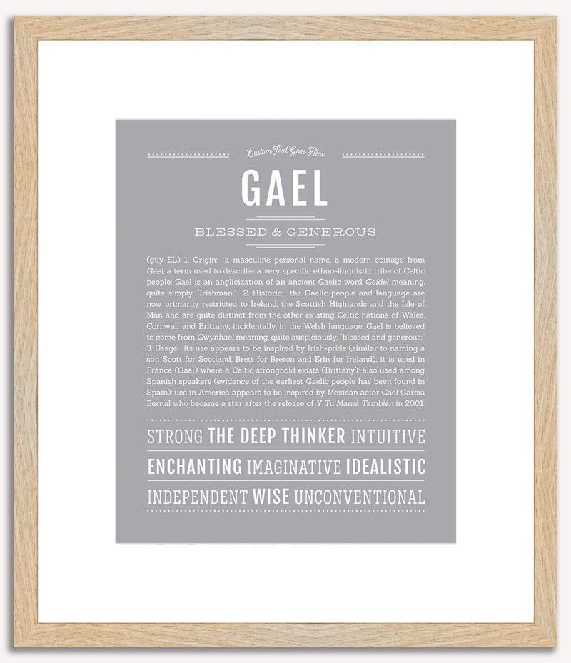 Gael | Name Art Print