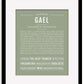 Frame Options | Sage | Black Frame, Matted