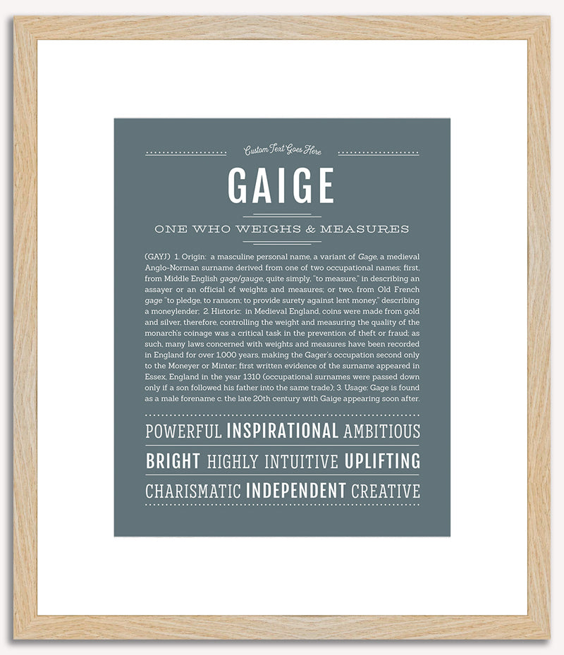 Gaige | Name Art Print