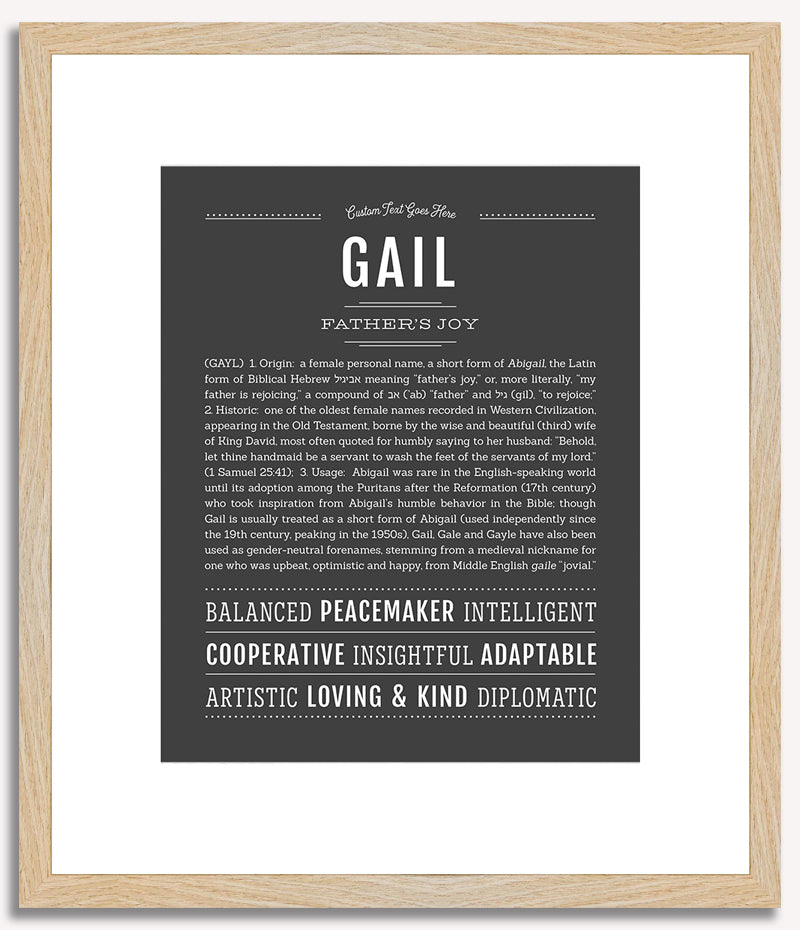 Gail | Name Art Print