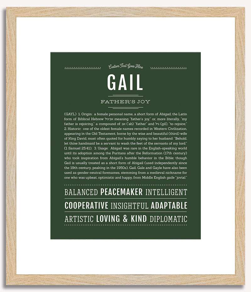 Gail | Name Art Print