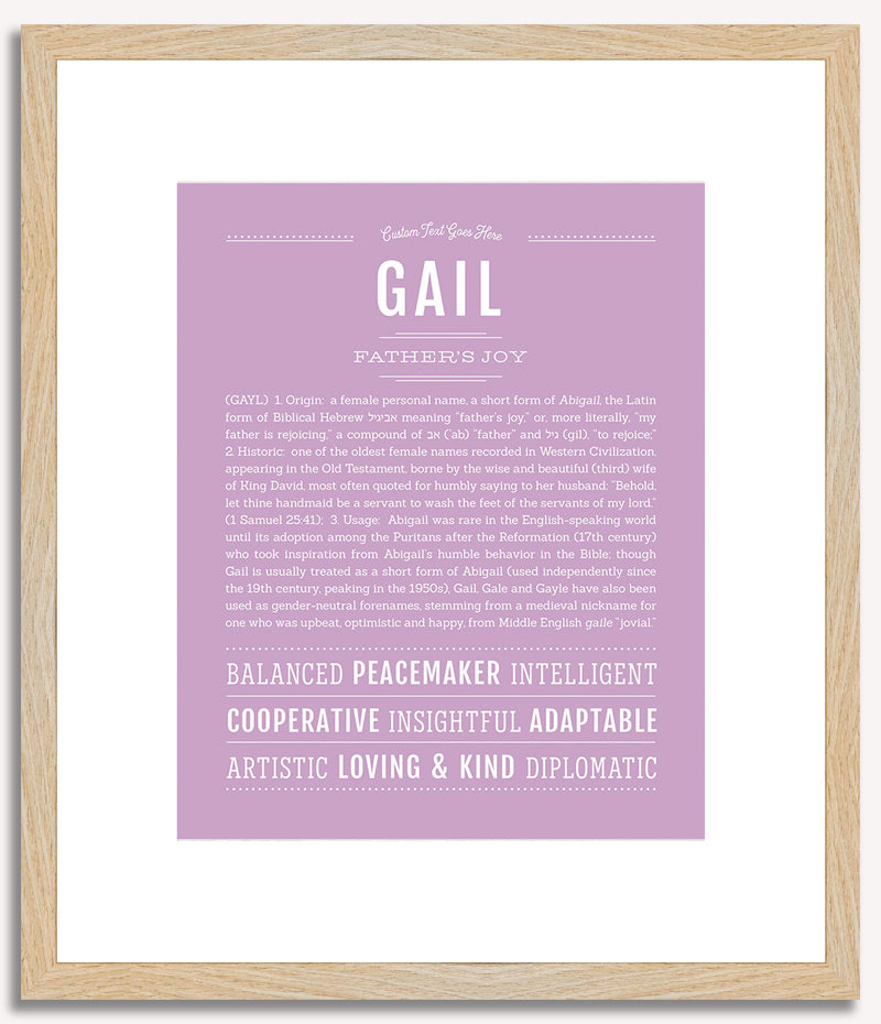 Gail | Name Art Print