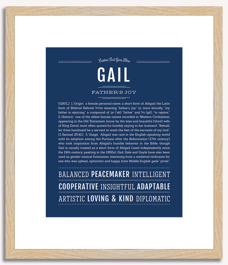 Gail | Name Art Print