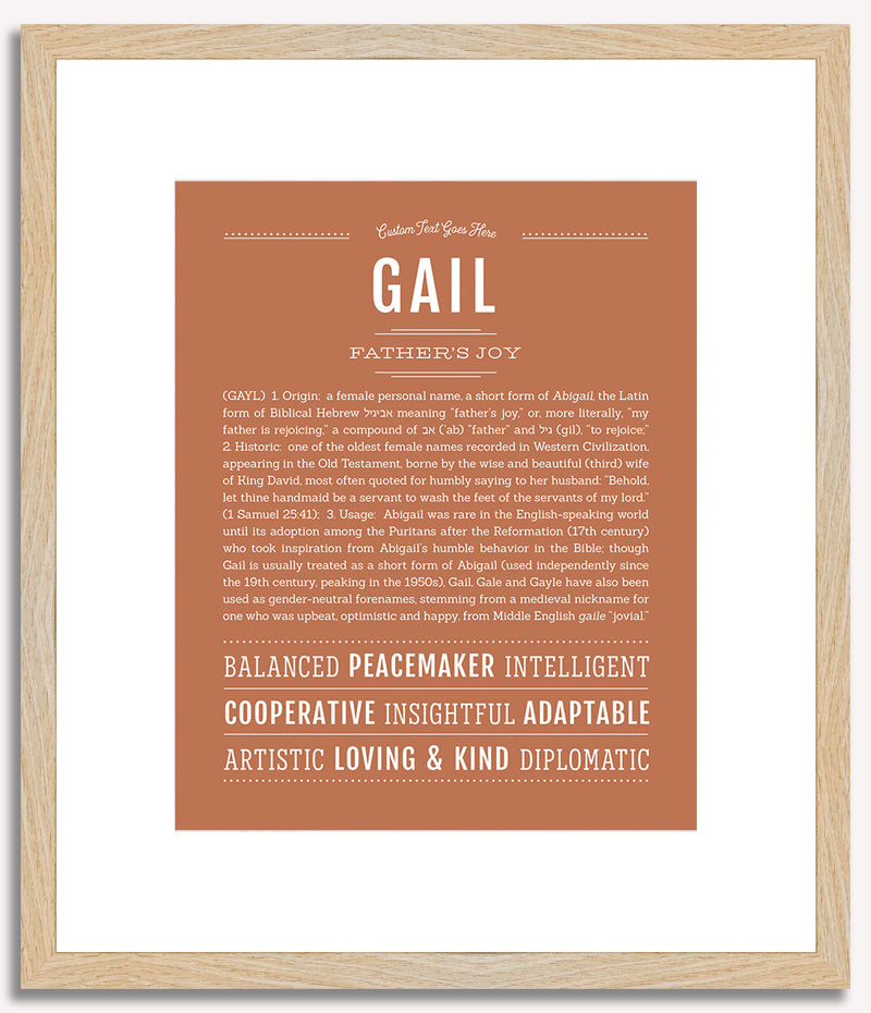 Gail | Name Art Print