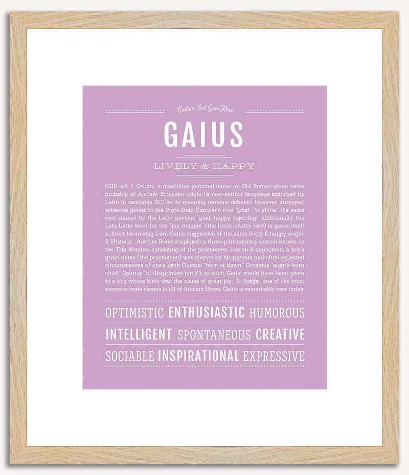 Gaius | Name Art Print