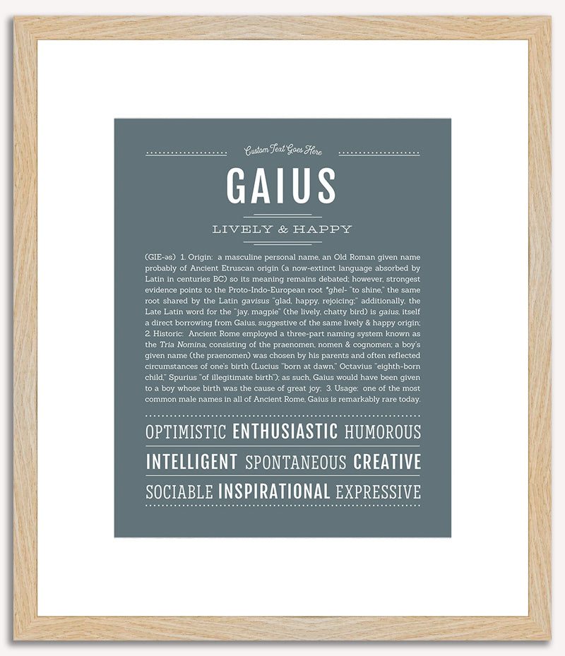 Gaius | Name Art Print