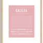 Galilea | Name Art Print