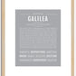 Galilea | Name Art Print