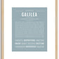 Galilea | Name Art Print