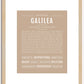 Galilea | Name Art Print