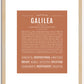 Galilea | Name Art Print