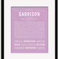 Frame Options | Lilac | Black Frame, Matted