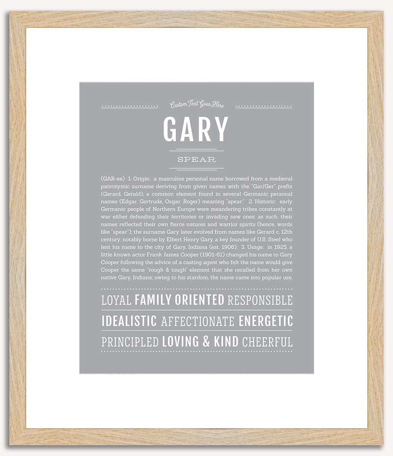 Gary | Name Art Print