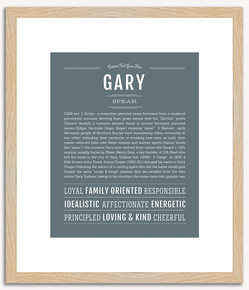 Gary | Name Art Print