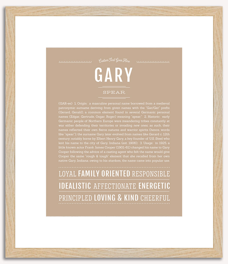 Gary | Name Art Print