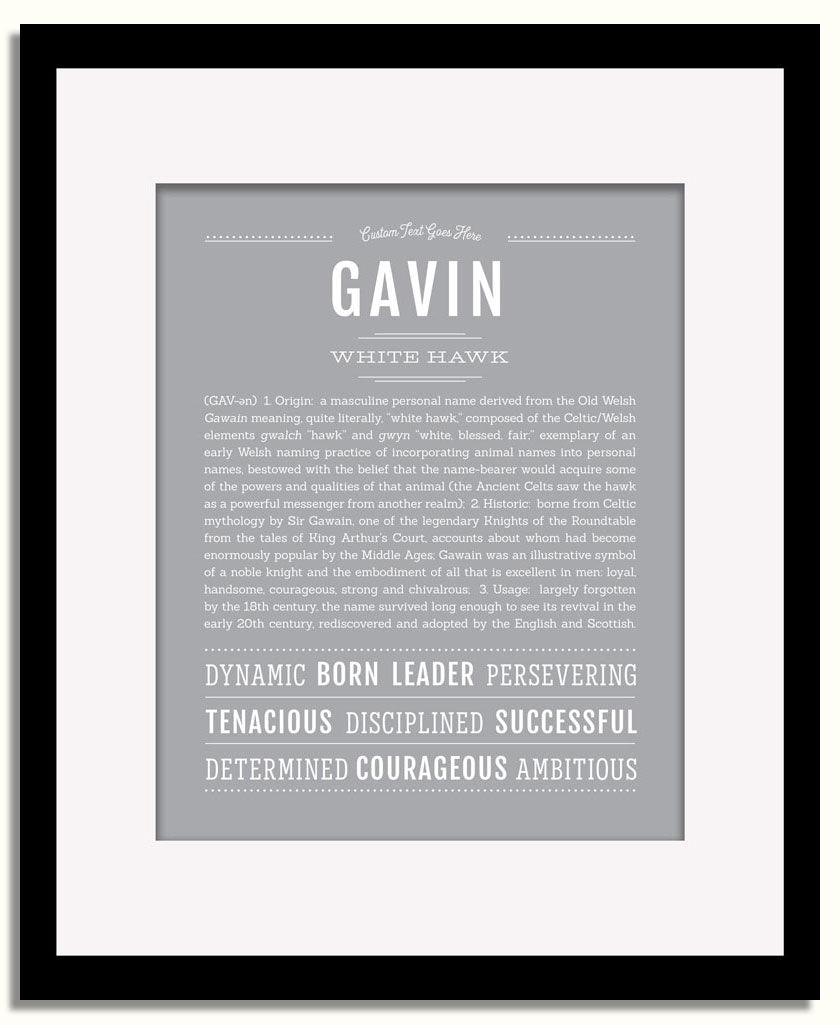 Frame Options | Sage | Black Frame, Matted