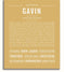 Gavin | Name Art Print – Name Stories