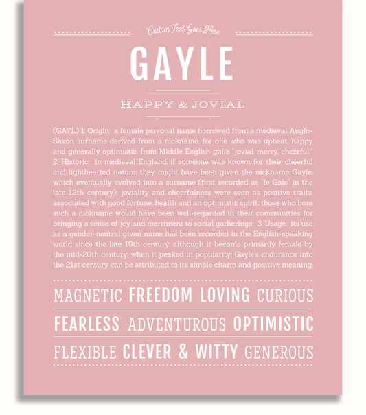 Frame Options | Dusty Rose | No Frame