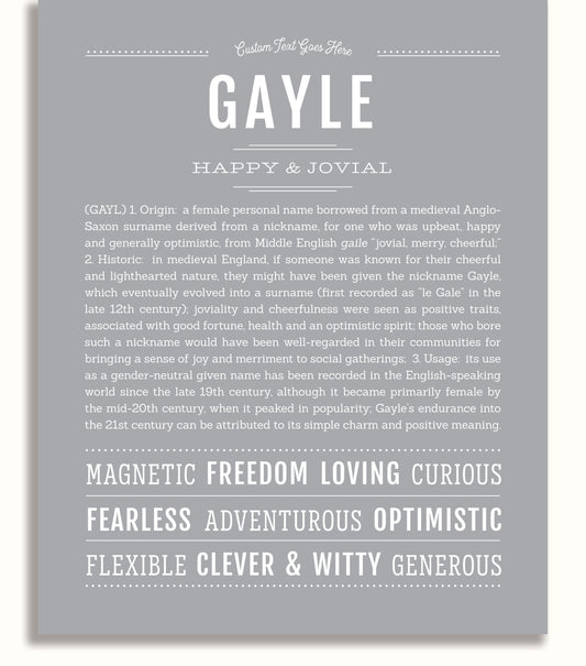 Frame Options | Light Gray | No Frame