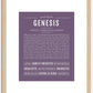 Genesis (male) | Name Art Print