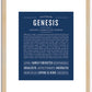 Genesis (male) | Name Art Print