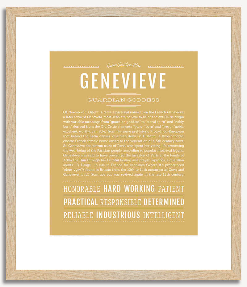 Genevieve | Name Art Print