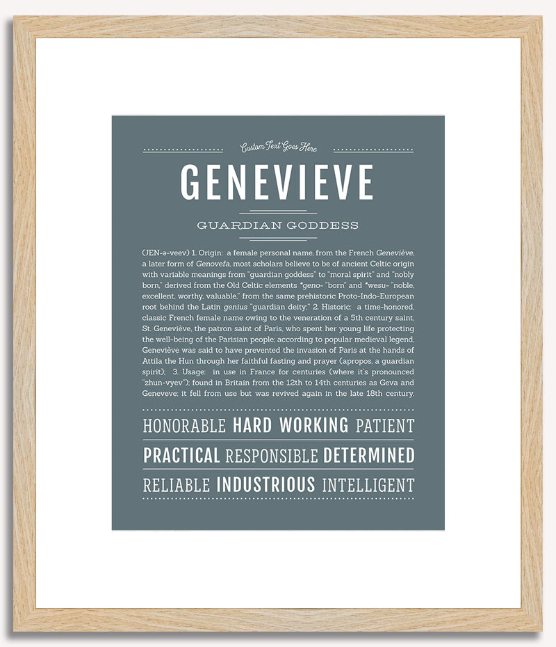 Genevieve | Name Art Print