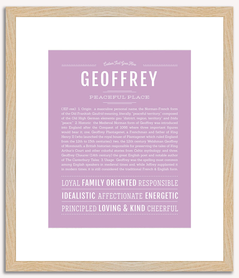 Geoffrey | Name Art Print