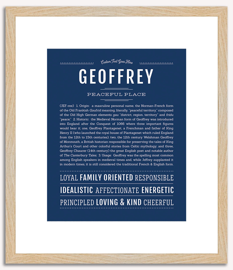 Geoffrey | Name Art Print