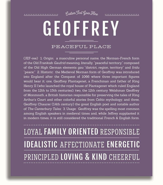 Frame Options | Deep Purple | No Frame