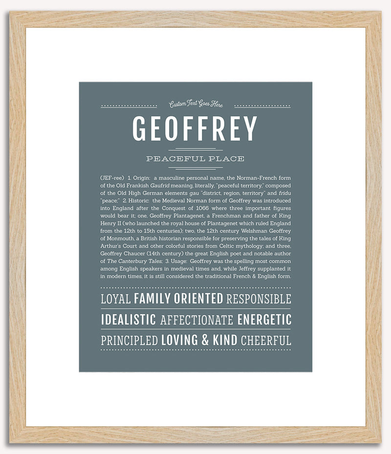 Geoffrey | Name Art Print