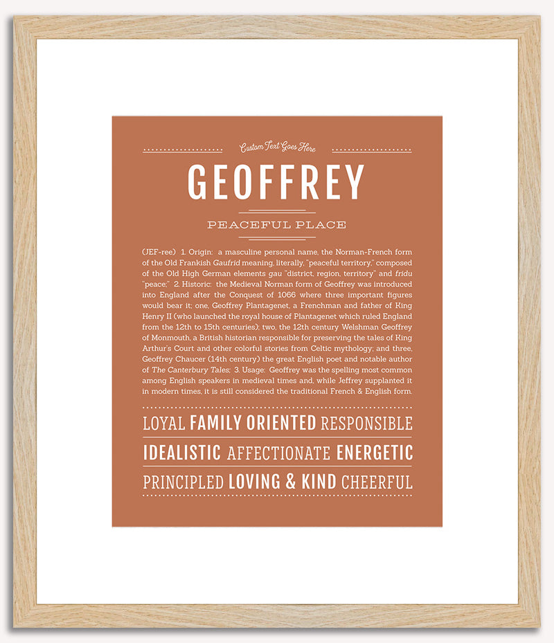 Geoffrey | Name Art Print