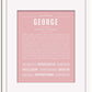 Frame Options | Dusty Rose | White Frame, Matted