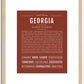 Georgia | Name Art Print